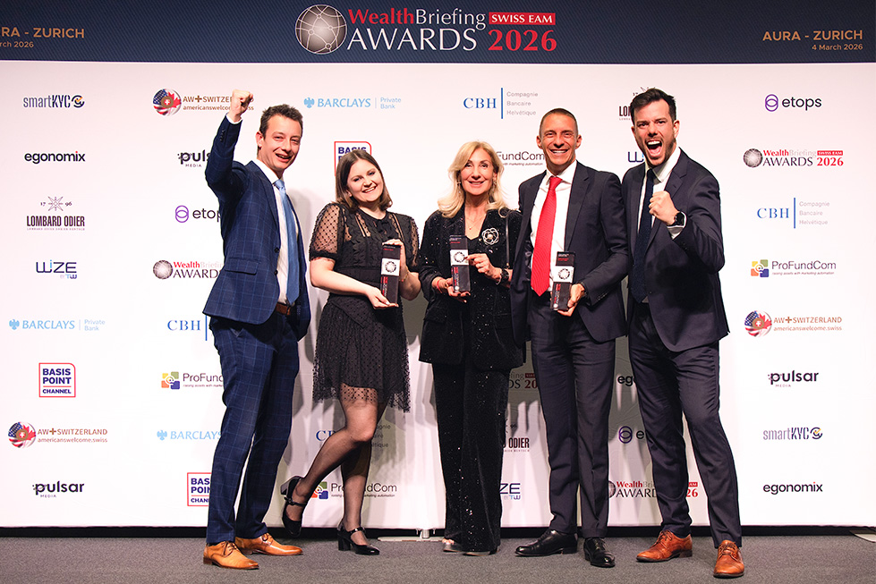 Telomere Capital décroche trois nouvelles distinctions lors des WealthBriefing Swiss EAM Awards 2026
